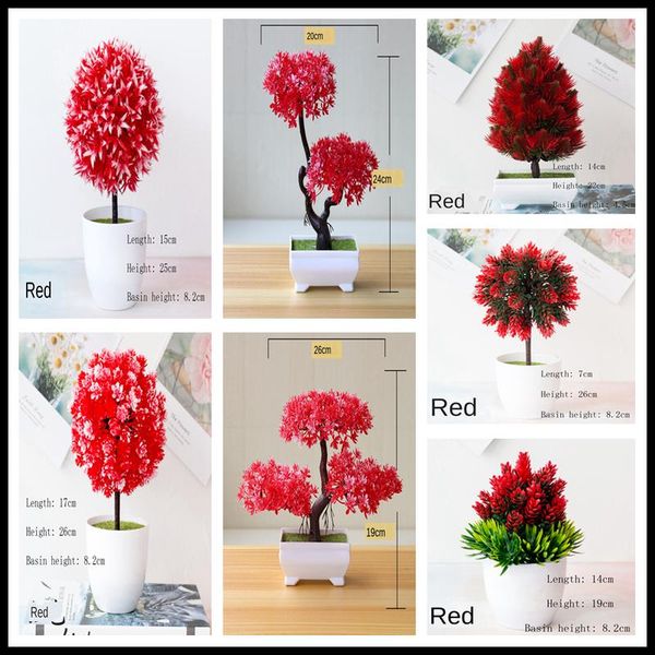 decorative flowers & wreaths artificial plants potted bonsai red style small tree fake table ornaments for garden party office decor
decorative flowers & wreaths artificial plants potted bonsai red style small tree fake table ornaments for garden party office decor