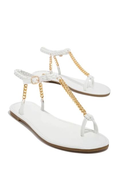 sandals 2021 summer comfortable and western style metal chain set toe round flat heel women's, Black
sandals 2021 summer comfortable and western style metal chain set toe round flat heel women's, Black
