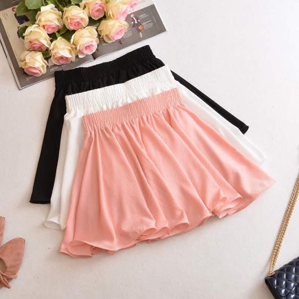 skirts pleated chiffon skirt women elastic high waist pink white short female korean fashion spring summer tutu mini c7210, Black
skirts pleated chiffon skirt women elastic high waist pink white short female korean fashion spring summer tutu mini c7210, Black