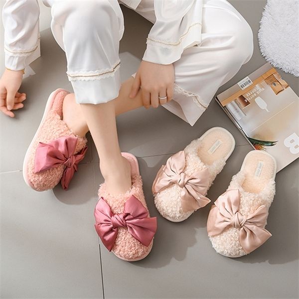 women fur half slippers cute butterfly-knot bedroom flat ladies flock shoes non-slip indoor fuzzy slippers for female y1120, Black
women fur half slippers cute butterfly-knot bedroom flat ladies flock shoes non-slip indoor fuzzy slippers for female y1120, Black