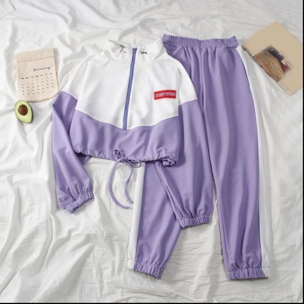 autumn two piece set women tracksuits tracksuit long sleeve zipper short pullover and elastic waist pant streetwear casual lady, Gray
autumn two piece set women tracksuits tracksuit long sleeve zipper short pullover and elastic waist pant streetwear casual lady, Gray