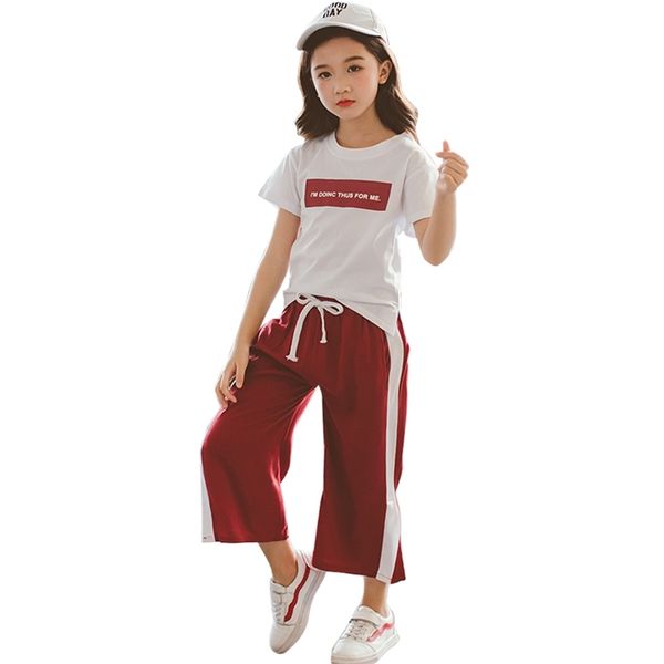 children sport clothes tshirt + pants children's for girls letter kids girl set casual style kid 210527, White
children sport clothes tshirt + pants children's for girls letter kids girl set casual style kid 210527, White