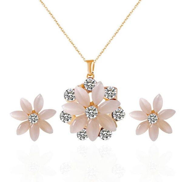 earrings & necklace nigerian ladies birthday gift flower crystal jewelry party fashion sets wedding accessories, Silver
earrings & necklace nigerian ladies birthday gift flower crystal jewelry party fashion sets wedding accessories, Silver