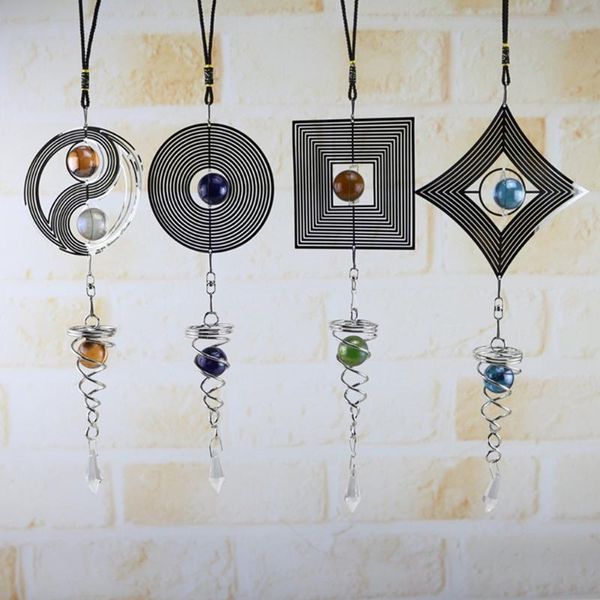 decorative objects & figurines diy rotating wind chime personality novelty metal hanging sculpture bells pendant crafts home yard balcony de
decorative objects & figurines diy rotating wind chime personality novelty metal hanging sculpture bells pendant crafts home yard balcony de