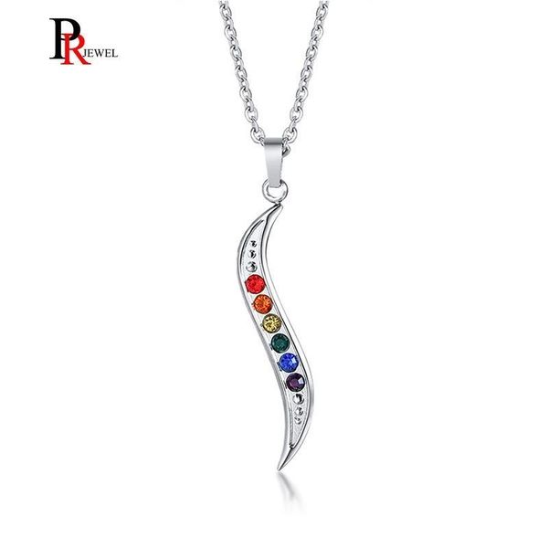 pendant necklaces bling rainbow rhinestones for women gifts jewelry stainless steel 20"-24" o chain, Silver
pendant necklaces bling rainbow rhinestones for women gifts jewelry stainless steel 20"-24" o chain, Silver