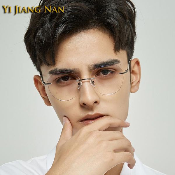 fashion sunglasses frames men pure titanium gafas tint gray lenses optical prescription glasses frame women eyeglasses spectacle eyewear, Black
fashion sunglasses frames men pure titanium gafas tint gray lenses optical prescription glasses frame women eyeglasses spectacle eyewear, Black