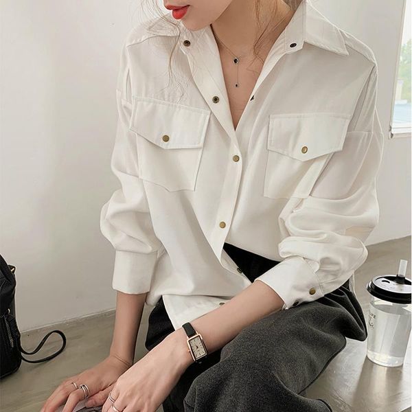 women's blouses & shirts mazefeng office ladies single-breasted lapel female plus size women white femme blusas 2021
women's blouses & shirts mazefeng office ladies single-breasted lapel female plus size women white femme blusas 2021