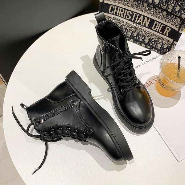 boots black pu leather ankle women autumn winter round toe lace up shoes woman fashion motorcycle platform botas
boots black pu leather ankle women autumn winter round toe lace up shoes woman fashion motorcycle platform botas