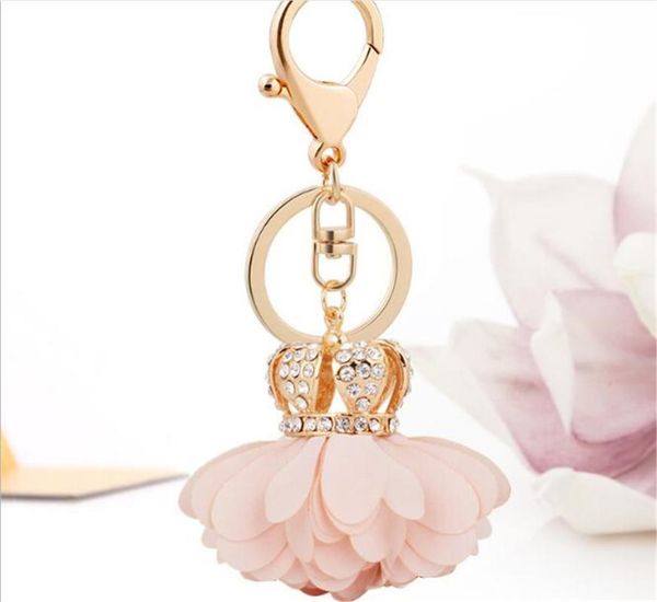 keychains cloth flower with crown keychain key ring for women bag car pendant jewelry gifts trinket chain b890, Silver
keychains cloth flower with crown keychain key ring for women bag car pendant jewelry gifts trinket chain b890, Silver