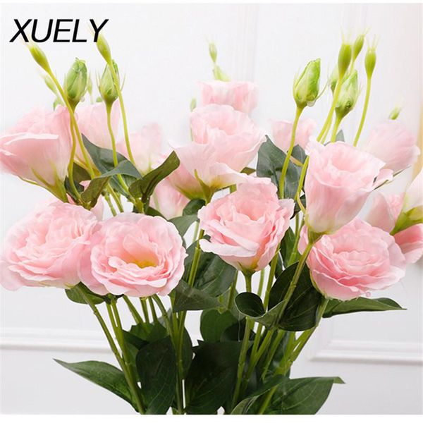 decorative flowers & wreaths 3 heads campanulaceae silk fake wedding decoration artificial flower flore home office el christmas party decor
decorative flowers & wreaths 3 heads campanulaceae silk fake wedding decoration artificial flower flore home office el christmas party decor
