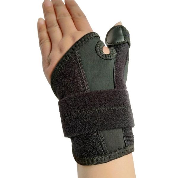 wrist support sports useful belt carpal tunnel black band adjustable thumb bracer men women hand solid fracture sprains brace, Black;red
wrist support sports useful belt carpal tunnel black band adjustable thumb bracer men women hand solid fracture sprains brace, Black;red