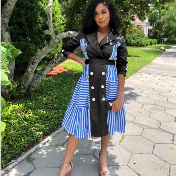 dresses 3xl plus size africa clothing trendy stripe printed sleeve midi women autumn robe long party african office dress, Black;gray
dresses 3xl plus size africa clothing trendy stripe printed sleeve midi women autumn robe long party african office dress, Black;gray