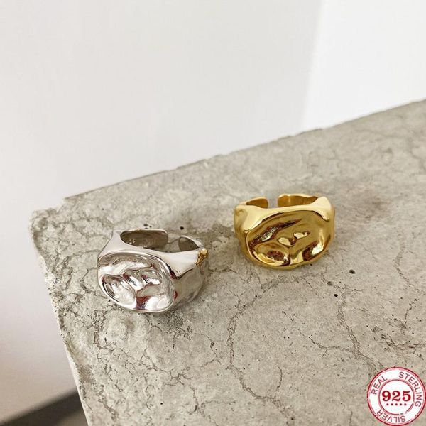 cluster rings yikuf88 sterling 925 silver women retro ring irregular shaped heavy opening female, Golden;silver
cluster rings yikuf88 sterling 925 silver women retro ring irregular shaped heavy opening female, Golden;silver