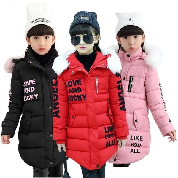 withstand the severe cold thick keep warm winter jacket for girls letter hooded kids outerwear teenager long windbreaker coat 211204, Blue;gray
withstand the severe cold thick keep warm winter jacket for girls letter hooded kids outerwear teenager long windbreaker coat 211204, Blue;gray