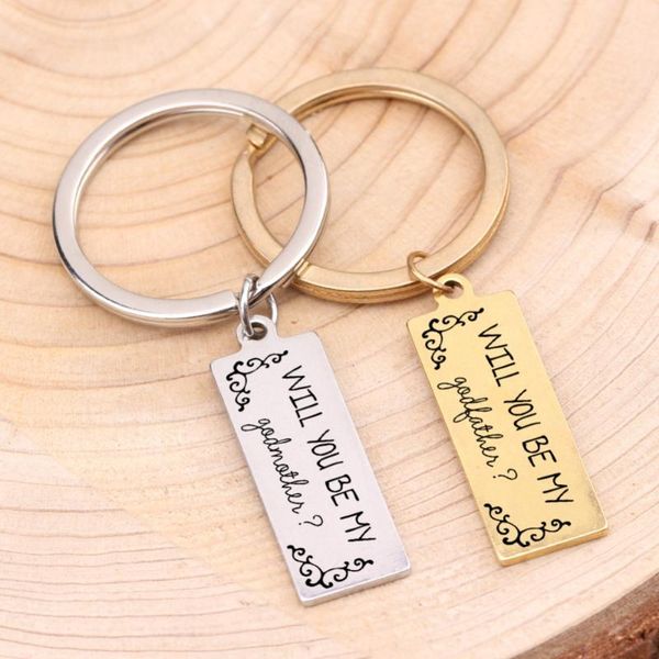 keychains 3 colors choose key chain engraved"will you be my godmother/godfather"gift to godmother godfather mini pendant souvenir, Silver
keychains 3 colors choose key chain engraved"will you be my godmother/godfather"gift to godmother godfather mini pendant souvenir, Silver