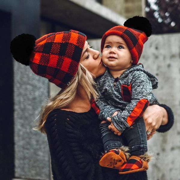 fashion gorra ciclismo baby christmas plaid beanie cap cotton knitted fall winter warm hats casual cycling caps & masks, Black
fashion gorra ciclismo baby christmas plaid beanie cap cotton knitted fall winter warm hats casual cycling caps & masks, Black