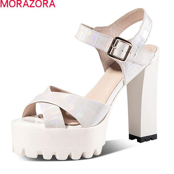 sandals morazora 2021 arrival women genuine leather party wedding shoes fashion round toe platform highheels, Black
sandals morazora 2021 arrival women genuine leather party wedding shoes fashion round toe platform highheels, Black