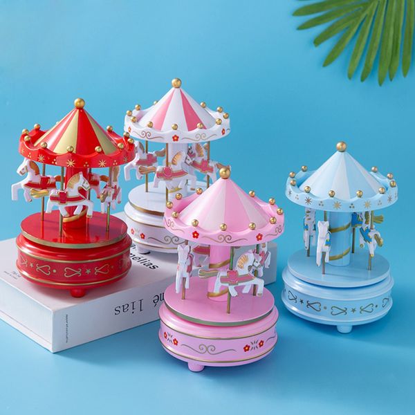 fashion home cake decoration novelty merry-go-round music box model handicrafts kids enlightenment toy for valentine day gift#38
fashion home cake decoration novelty merry-go-round music box model handicrafts kids enlightenment toy for valentine day gift#38