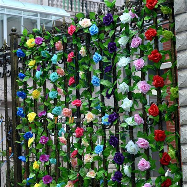 decorative flowers & wreaths 250cm silk roses ivy flower vine artificial green garland for home wedding garden decoration hanging rattan wal
decorative flowers & wreaths 250cm silk roses ivy flower vine artificial green garland for home wedding garden decoration hanging rattan wal