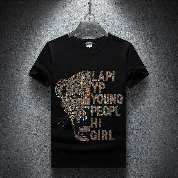 men's t-shirts men t-shirt 2021 summer skulls rhinestones t shirt brand short sleeve fashion man streetwear o neck drill cotton tshirt, White;black
men's t-shirts men t-shirt 2021 summer skulls rhinestones t shirt brand short sleeve fashion man streetwear o neck drill cotton tshirt, White;black
