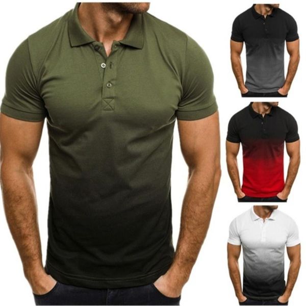 men's polos covrlge shirt men summer slim t-shirt short sleeve gradient casual business clothes luxury tee brand, White;black
men's polos covrlge shirt men summer slim t-shirt short sleeve gradient casual business clothes luxury tee brand, White;black