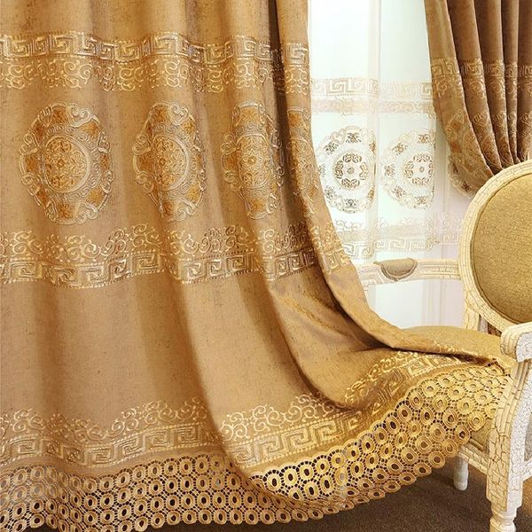 curtain & drapes high-end european-style chenille embroidered curtains for living room bedroom shading valance decoration
curtain & drapes high-end european-style chenille embroidered curtains for living room bedroom shading valance decoration