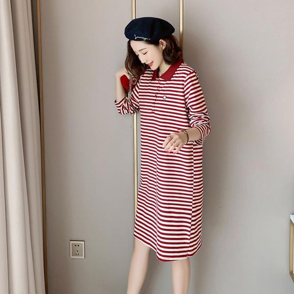 casual dresses #0155 cotton striped t shirt midi ladies loose long sleeve plus size dress woman autumn fashion korean clothing, Black;gray
casual dresses #0155 cotton striped t shirt midi ladies loose long sleeve plus size dress woman autumn fashion korean clothing, Black;gray