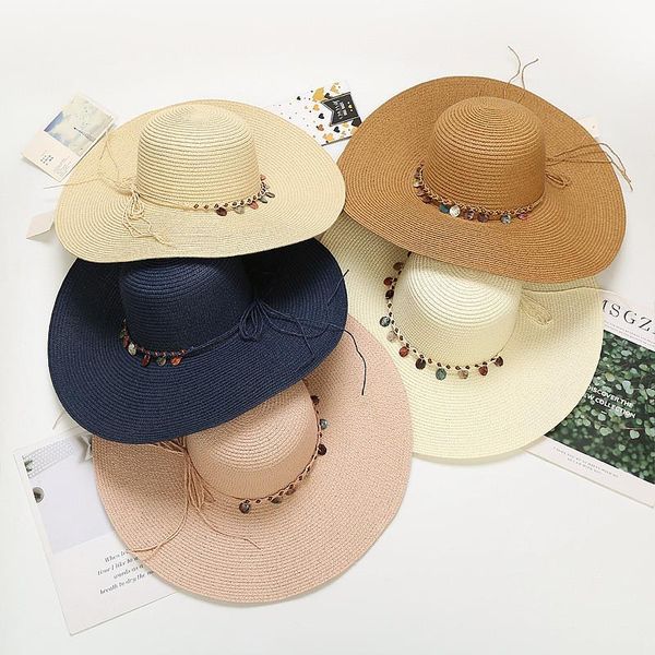 wide brim hats summer sun hat women straw bow-knot outdoor vacation travel lady beach adjustable protection casual, Blue;gray
wide brim hats summer sun hat women straw bow-knot outdoor vacation travel lady beach adjustable protection casual, Blue;gray