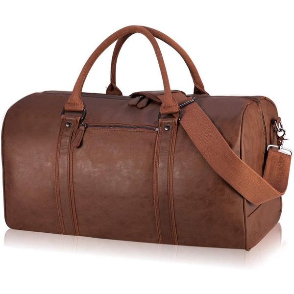 duffel bags oversized travel bag, waterproof leather weekend bag gym sports overnight large carry on hand
duffel bags oversized travel bag, waterproof leather weekend bag gym sports overnight large carry on hand