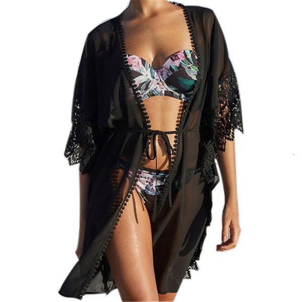 casual dresses tunic for beach bathing suit cover ups swimwear black chiffon women wear sunscreen lace bikini cardigan cover-ups v6yu, Black;gray
casual dresses tunic for beach bathing suit cover ups swimwear black chiffon women wear sunscreen lace bikini cardigan cover-ups v6yu, Black;gray