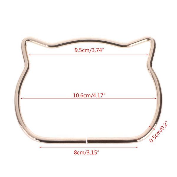storage bags 875a cute cat ear metal bag handle replacement for diy shoulder making handbag
storage bags 875a cute cat ear metal bag handle replacement for diy shoulder making handbag