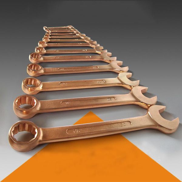 hand tools 5.5mm-24mm beryllium copper combination wrenches,non sparking and non magnetic tools,safety
hand tools 5.5mm-24mm beryllium copper combination wrenches,non sparking and non magnetic tools,safety