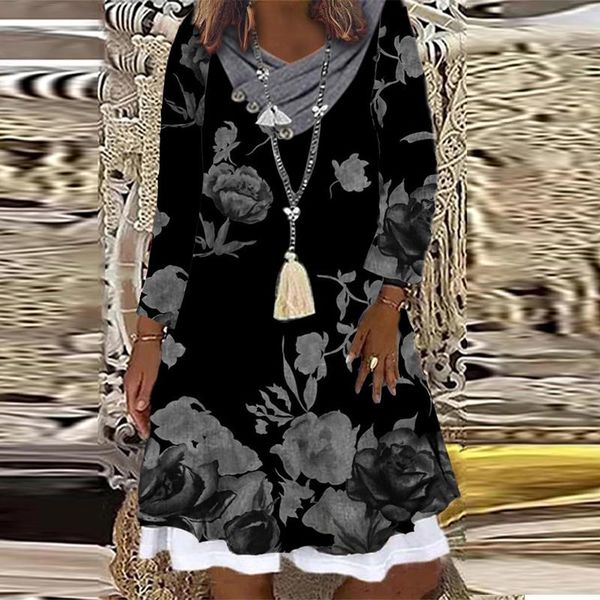 casual dresses summer long sleeve a-line loose fashion elegant o-neck tank dress vintage heart print women party vestidos, Black;gray
casual dresses summer long sleeve a-line loose fashion elegant o-neck tank dress vintage heart print women party vestidos, Black;gray