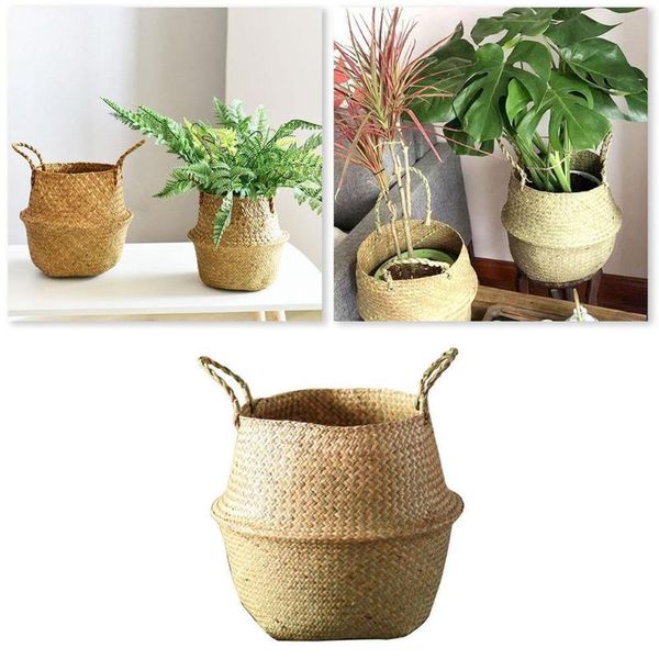vases 1pcs seagrass wickerwork basket rattan hanging flower pot dirty handmade storage laundry hamper folding g3s8
vases 1pcs seagrass wickerwork basket rattan hanging flower pot dirty handmade storage laundry hamper folding g3s8