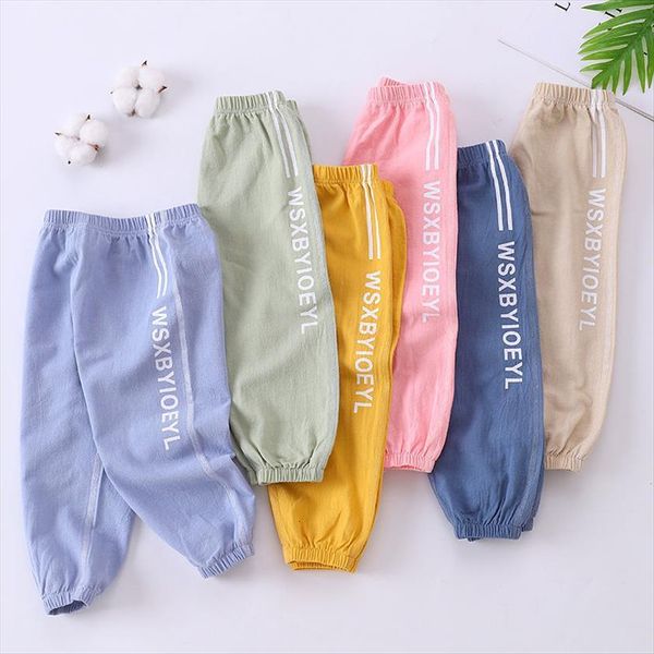 2 6t cotton linen childrens letter pants summer baby boys girls loose anti mosquito clothes kids sports breathable trousers, Blue
2 6t cotton linen childrens letter pants summer baby boys girls loose anti mosquito clothes kids sports breathable trousers, Blue