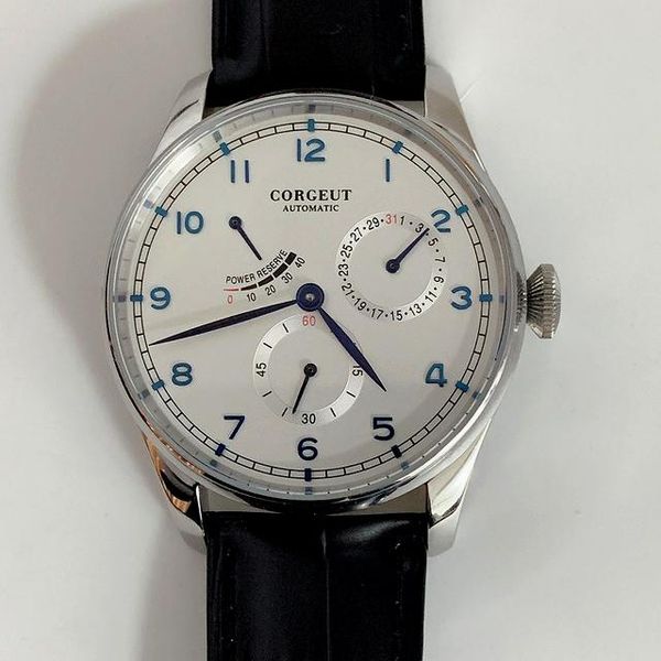 wristwatches 2022 mechanical men watch automatic wristwatch power reserve white dial blue silver 42mm 316l stainless steel case cloc, Slivery;brown
wristwatches 2022 mechanical men watch automatic wristwatch power reserve white dial blue silver 42mm 316l stainless steel case cloc, Slivery;brown