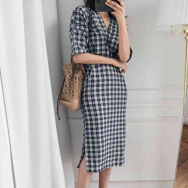 summer womens shirt dresses plaid checkered high waist vintage raglan sleeve fashionable split lady long dress dr157, Black;gray
summer womens shirt dresses plaid checkered high waist vintage raglan sleeve fashionable split lady long dress dr157, Black;gray