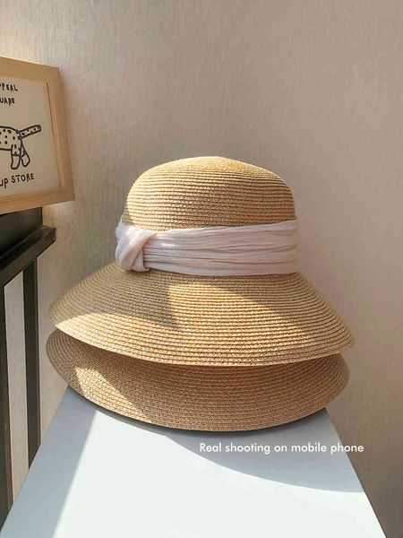 hat girl spring and summer new 2021 net red fashion versatile straw hat sunscreen sun hat, Blue;gray
hat girl spring and summer new 2021 net red fashion versatile straw hat sunscreen sun hat, Blue;gray