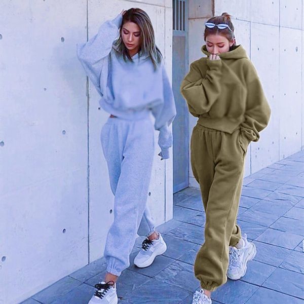 high suits casual solid color women capri set tracksuit long sleeved hoodie trousers sweatershirt sports suit ensemble femme, Black;white
high suits casual solid color women capri set tracksuit long sleeved hoodie trousers sweatershirt sports suit ensemble femme, Black;white