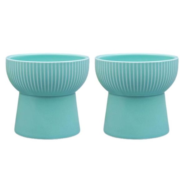 ceramic raised elevated bowl pet cats dogs water dish stress dispenser r9jc cat bowls & feeders
ceramic raised elevated bowl pet cats dogs water dish stress dispenser r9jc cat bowls & feeders