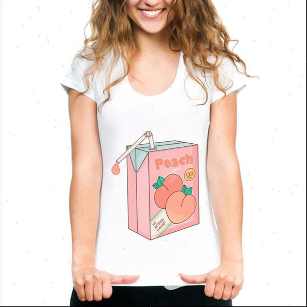 womens harajuku shirt leisure interesting pattern vogue t peach juice kawaii clothes summer funny shirts women round neck cute, White
womens harajuku shirt leisure interesting pattern vogue t peach juice kawaii clothes summer funny shirts women round neck cute, White