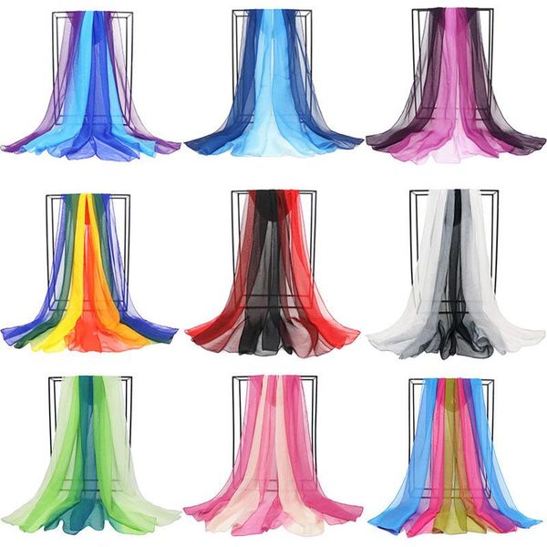scarves 180*70cm soft bandana chiffon georgette thin women scarf gradient color hijab oversize sunscreen long shawl, Blue;gray
scarves 180*70cm soft bandana chiffon georgette thin women scarf gradient color hijab oversize sunscreen long shawl, Blue;gray