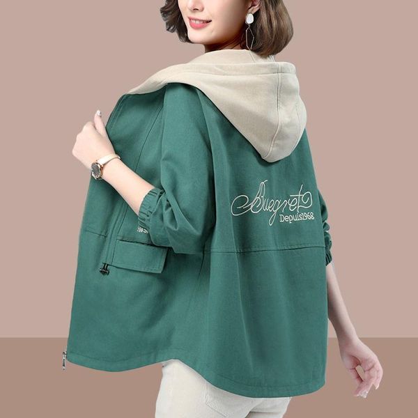 autumn women's jacket long sleeve causal basic coat hooded windbreaker female jackets loose outwear plus size 4xl c-53, Black;brown
autumn women's jacket long sleeve causal basic coat hooded windbreaker female jackets loose outwear plus size 4xl c-53, Black;brown
