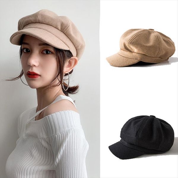 Fashion Women Wool Cotton Blend Berets Winter Autumn Octagonal Caps Stylish Artist Painter Hats Ladies Camel Black Beret, Blue;gray
Fashion Women Wool Cotton Blend Berets Winter Autumn Octagonal Caps Stylish Artist Painter Hats Ladies Camel Black Beret, Blue;gray