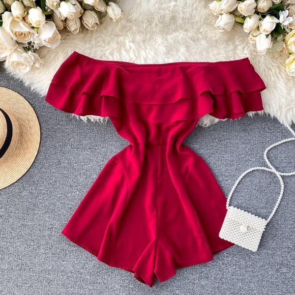 summer fashion casual loose womens rompers slim fit short beach vacation black red pink yellow, Black;white
summer fashion casual loose womens rompers slim fit short beach vacation black red pink yellow, Black;white