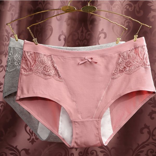 2pieces/lot plus size lace high waist cotton panties women big size period underwear physiological briefs leak proof menstrual pants female, Black;pink
2pieces/lot plus size lace high waist cotton panties women big size period underwear physiological briefs leak proof menstrual pants female, Black;pink