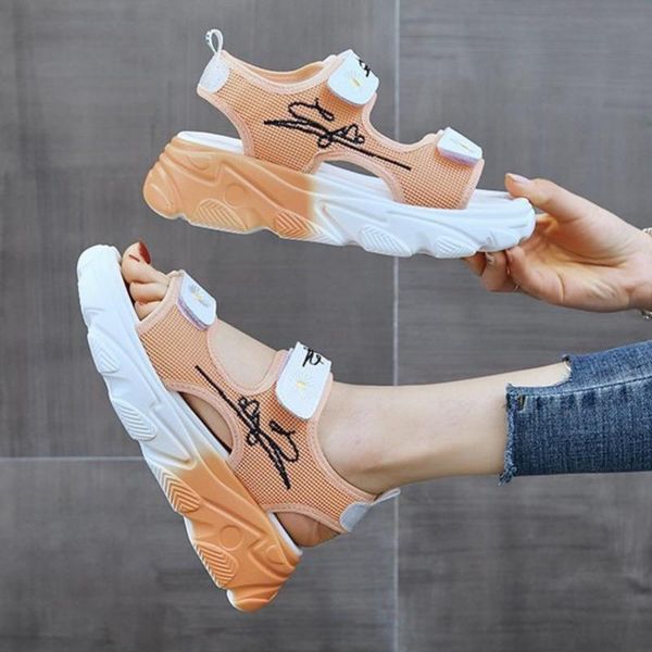 women chunky sandals platform designers open toe brand fashion flower summer flat sandal hook loop beach casual shoes woman 2021, Black
women chunky sandals platform designers open toe brand fashion flower summer flat sandal hook loop beach casual shoes woman 2021, Black