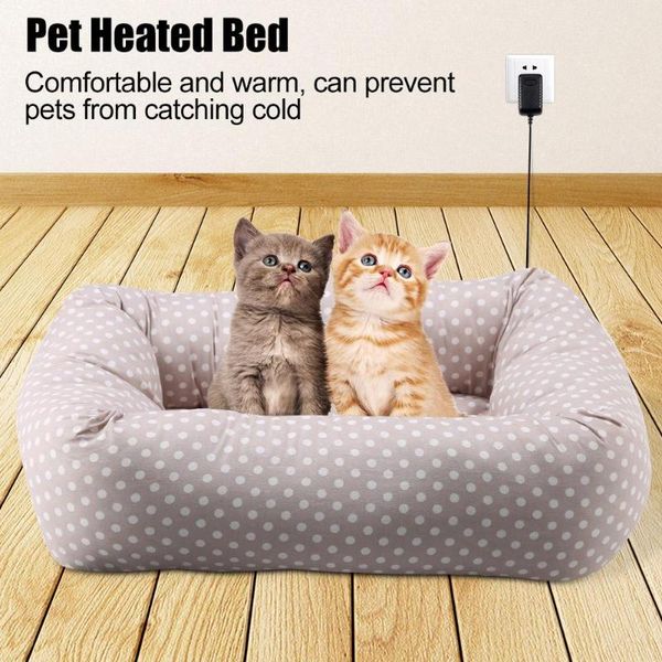 electric heating pet mat cat small dog warm heated bed pat winter cushion blanket puppy kennels & pens
electric heating pet mat cat small dog warm heated bed pat winter cushion blanket puppy kennels & pens