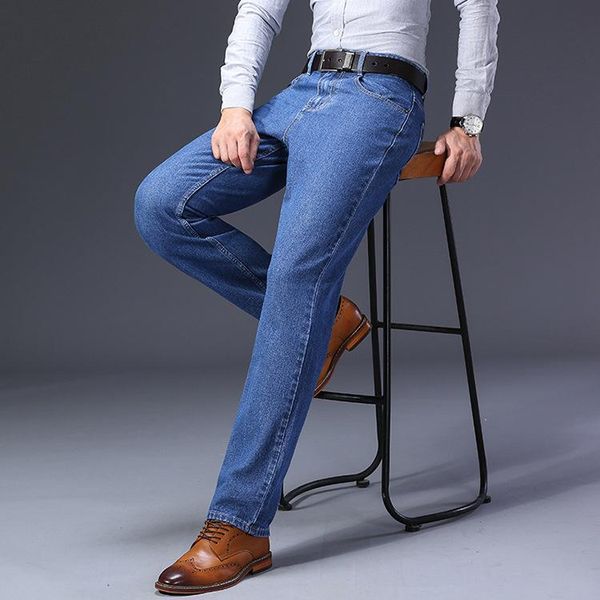 men's jeans 2021 autumn pure cotton business casual classic blue straight tube loose middle-aged pants all
men's jeans 2021 autumn pure cotton business casual classic blue straight tube loose middle-aged pants all