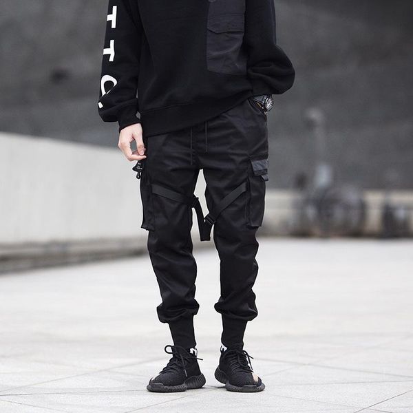 men's pants women men multi-pocket harem hip trousers streetwear sweatpants hombre trend brand cargo bomber paratrooper pant, Black
men's pants women men multi-pocket harem hip trousers streetwear sweatpants hombre trend brand cargo bomber paratrooper pant, Black